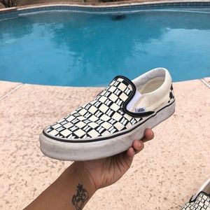 SOLD ON MERCARI GLOW IN THE DARK BTS Vans slip ons